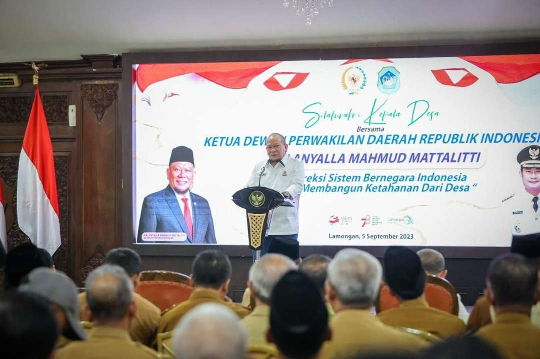 Ketua DPD RI LanYalla Mahmud Mattalitti. (Foto: Biro Pers, Media dan Indormasi LaNyalla)