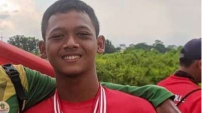 Mursalin Mustofa, 17 tahun, atlet layang gantung atau gantole Kabupaten Lamongan meninggal dunia karena tenggelam. (Foto: Imron Rosidi/Lamongan)