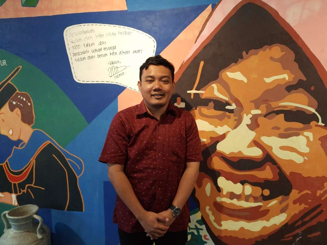 Ketua Karang Taruna Surabaya, Fuad Benardi. (Foto: Abinawa/ngopibareng.id)