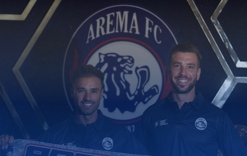 Dua asisten pelatih asing yang direkrut oleh Arema FC (Foto: Aremafc.com)
