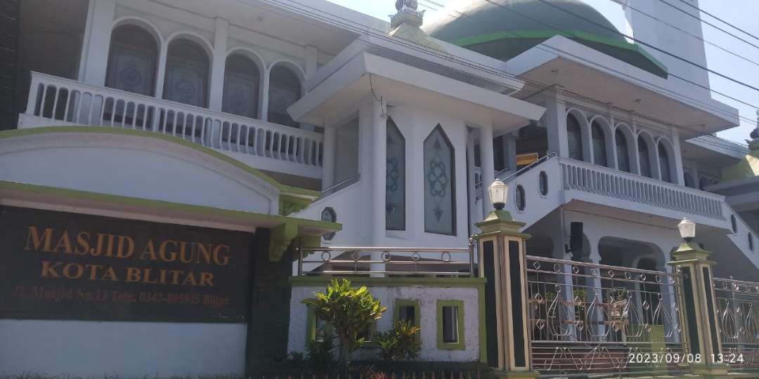 Masjid Jami' di Kota Blitar. (Foto: dok/ngopibareng.id)