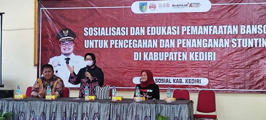 Bantuan sosial yang diberikan oleh pemerintah membawa manfaat untuk pencegahan dan penanganan stunting di wilayah Kabupaten Kediri. (Foto: Fendi Lesmana/Ngopibareng.id)