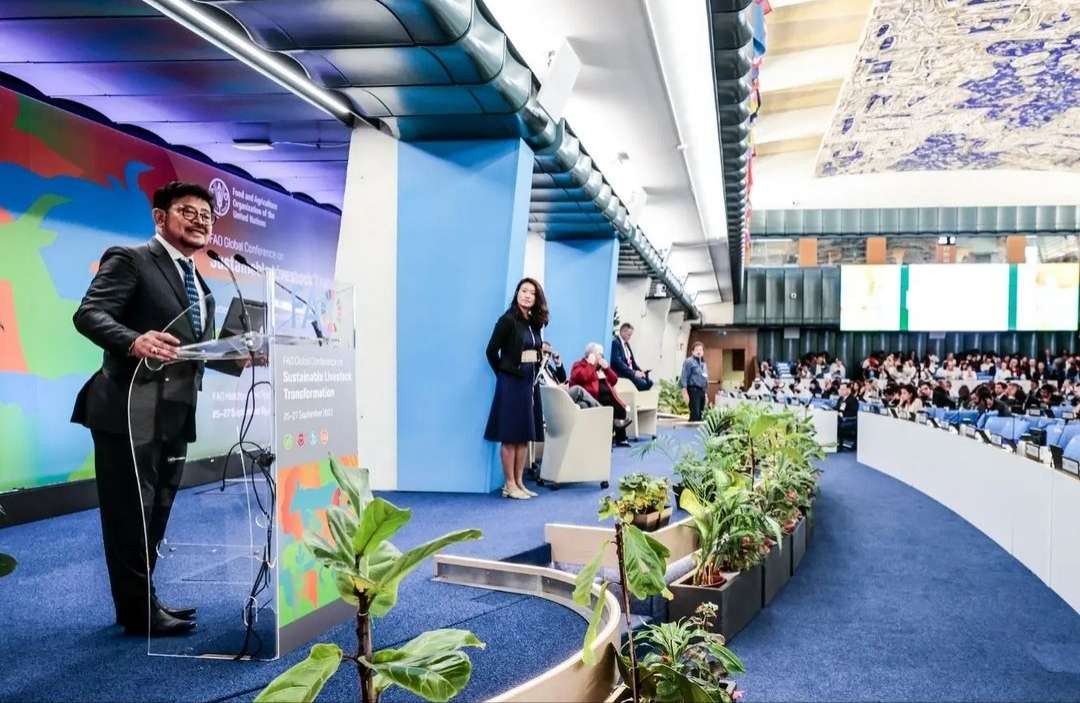 Menteri Pertanian (Mentan) Syahrul Yasin Limpo menghadiri forum dunia yang digelar FAO di Roma, Italia. (Foto: Instagram @syasinlimpo)