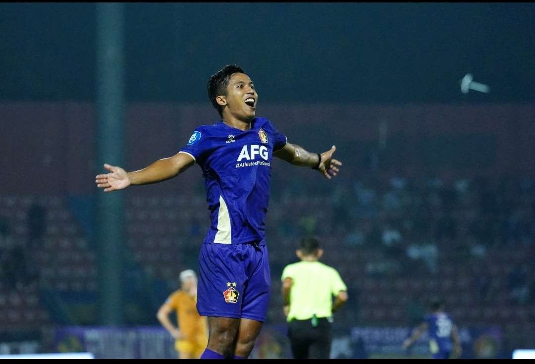 Mohammad Khanafi telah mencetak 5 gol untuk Kediri.  (Foto: Istimewa)