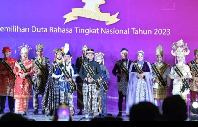 Penganugerahan Duta Bahasa Tingkat Nasional 2023 (Foto: BKHM).