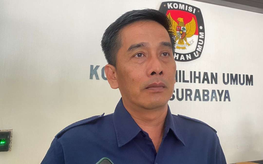 Ketua KPU Kota Surabaya Nur Syamsi saat mengungkapkan anggaran Pemilu. (Foto: Ist)
