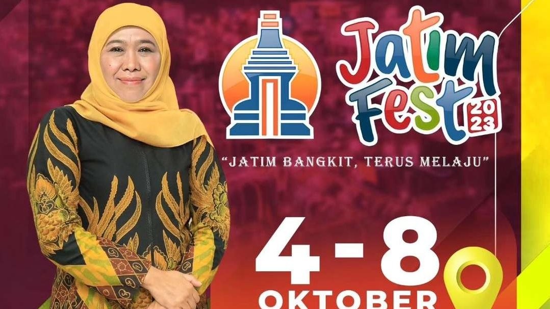 Jatim Fest 2023 kelanjutan dari Jatim Fair, yang menjadi ikon HUT ke-78 Provinsi Jawa Timur. (Foto: Instagram @jatimfest)