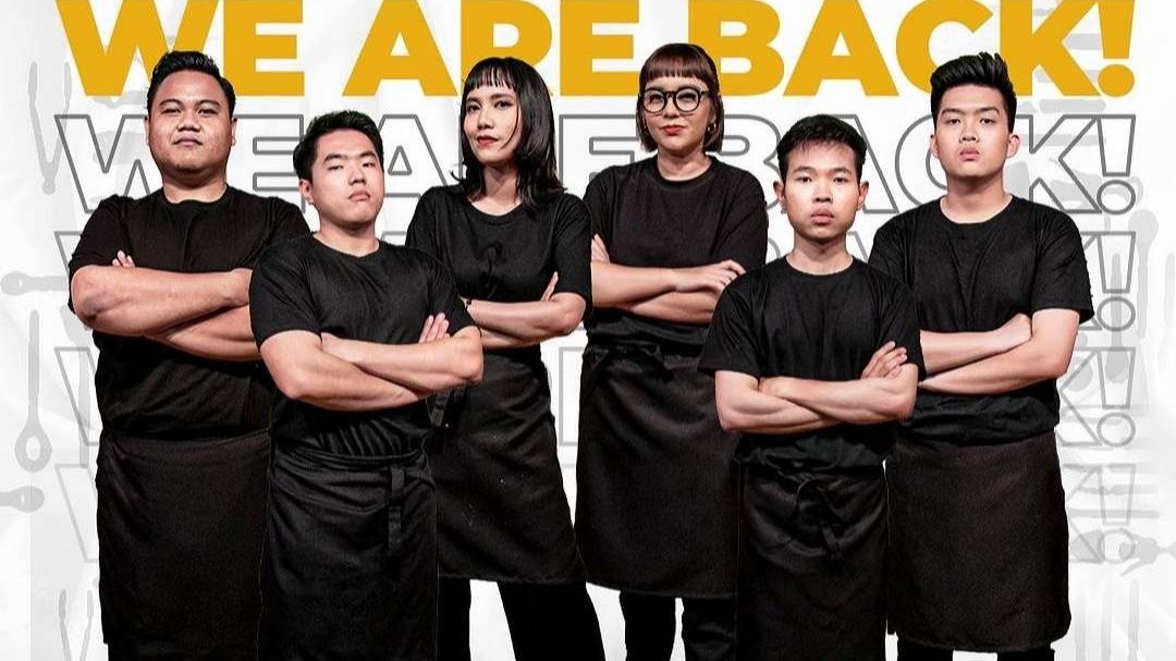 Black team siap merebut appron empat finalis MasterChef Indonesia. (Foto: Instagram @masterchefina)