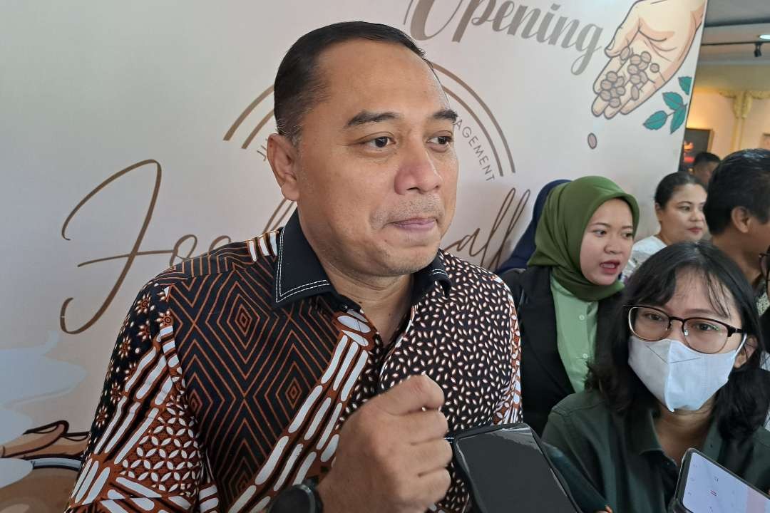 Walikota Surabaya, Eri Cahyadi saat ditemui beberapa saat lalu. (Foto: Pita Sari/Ngopibareng.id)