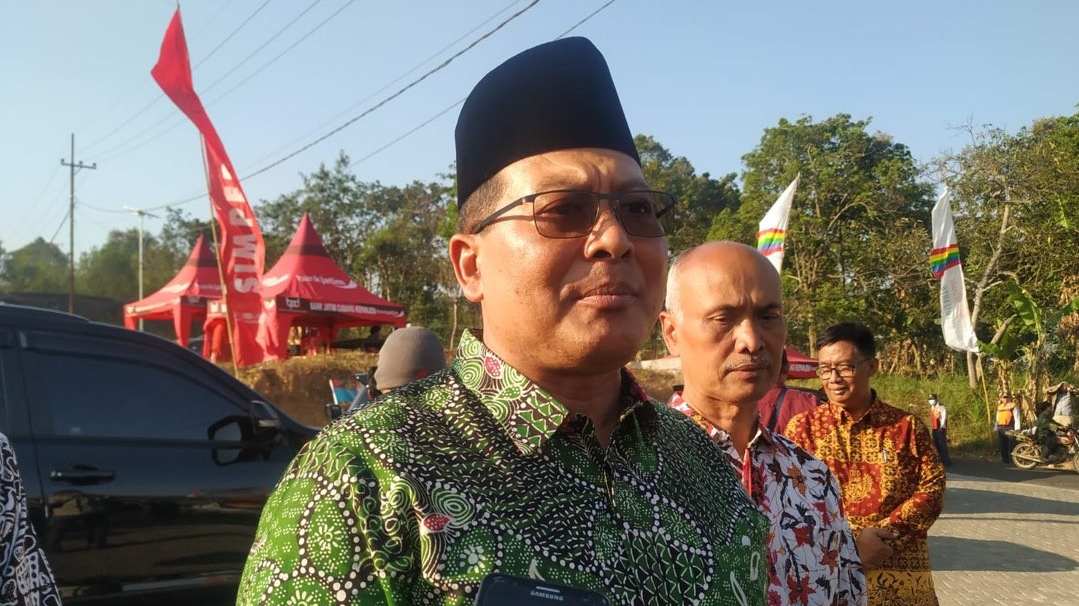 Wakil Bupati Malang, Didik Gatot Subroto di Desa Toyomerto, Singosari, Kabupaten Malang. (Foto: Lalu Theo/Ngopibareng.id)