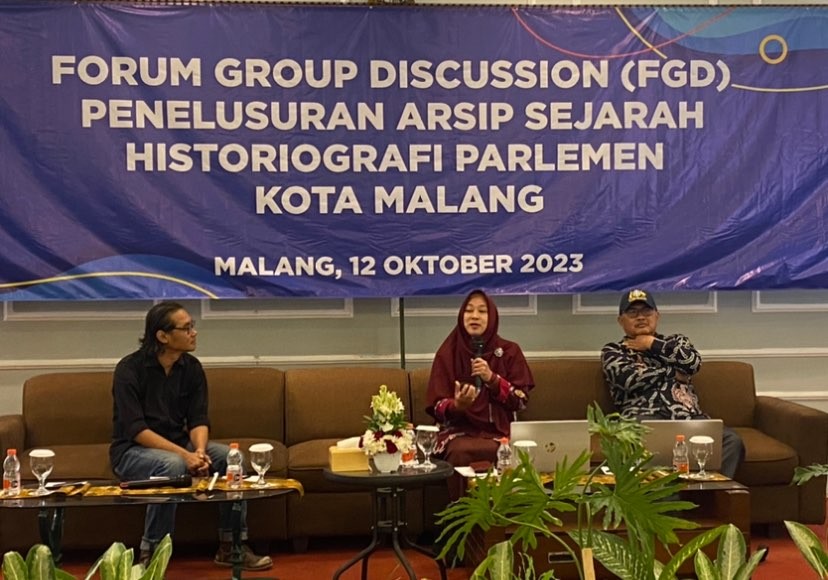 Forum Group Dicussion Penelusuran Arsip Sjearah Historiografi Parlemen Kota Malang (Foto: Lalu Theo/Ngopibareng.id)