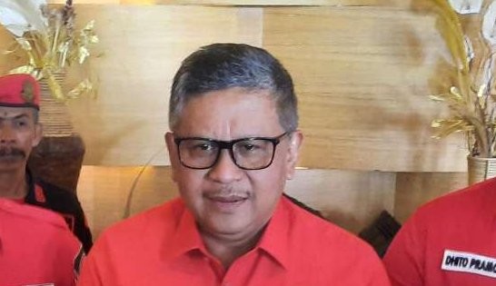 Sekjen PDI Perjuangan Hasto Kristiyanto saat di Surabaya. (Foto: Alief Sambogo/Ngopibareng.id)