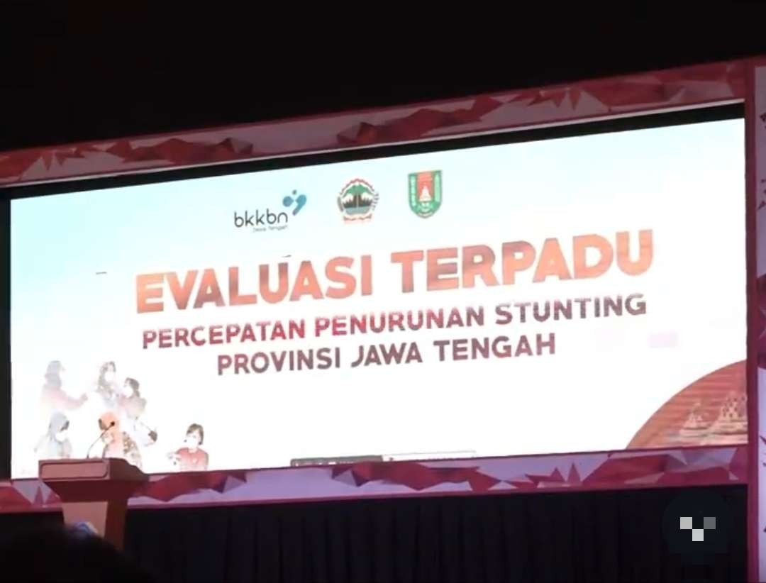 Pemerintah Provinsi (Pemprov) Jawa Tengah berupaya maksimal menangani stunting menuju target nasional 2024. (Foto: Tangkapan layar)