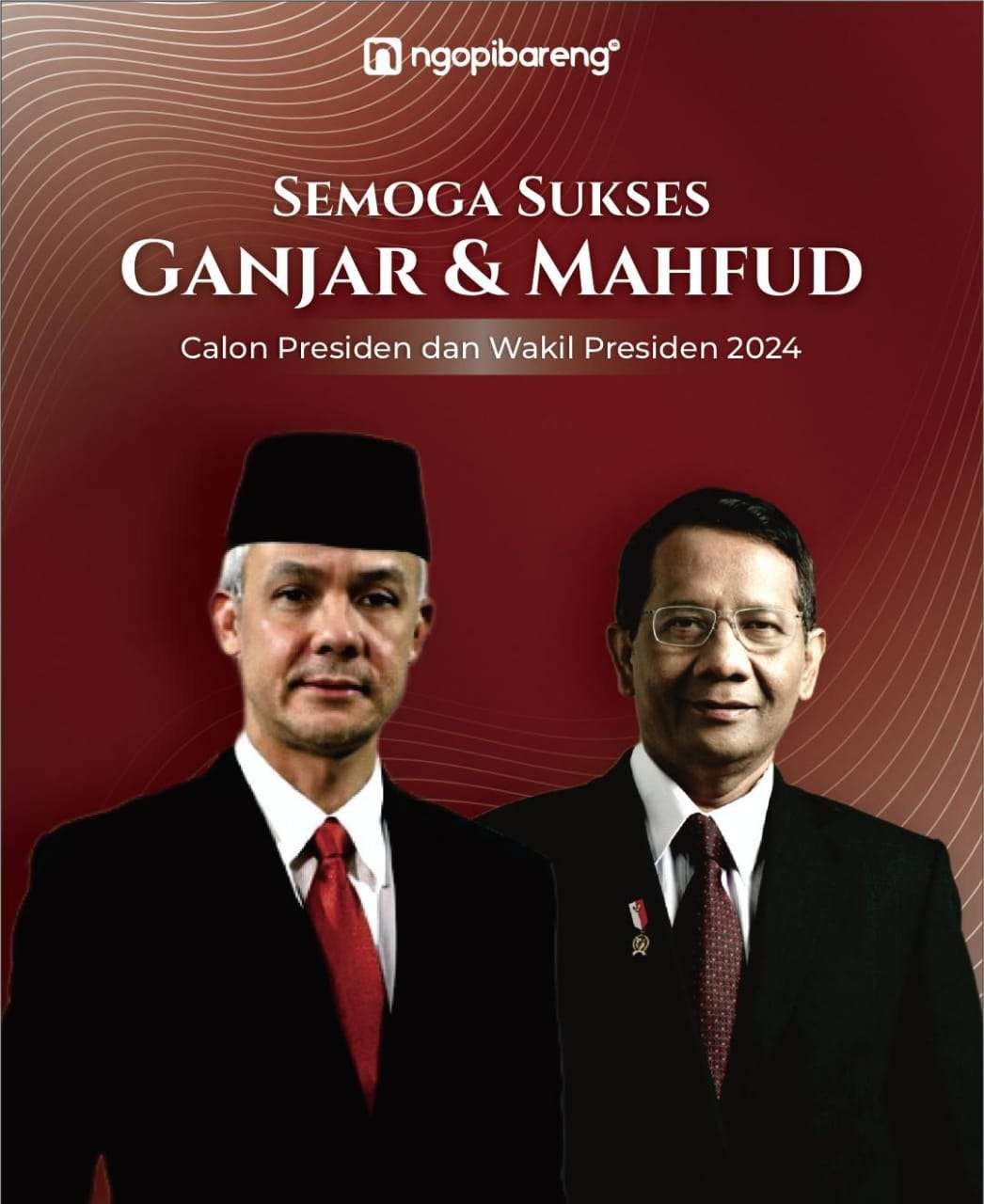 Ketua Umum PDIP, Megawati Soekarnoputri resmi umumkan Mahfud MD sebagai pendamping Ganjar Pranowo di Pilpres 2024. (Ilustrasi: Chandra Tri/Ngopibareng.id)