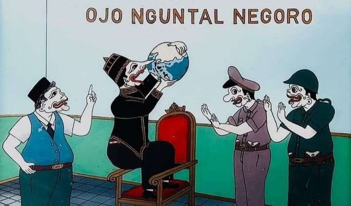 Ojo Nguntal Negoro, kritik meme beredar di medsos. (Ilustras)