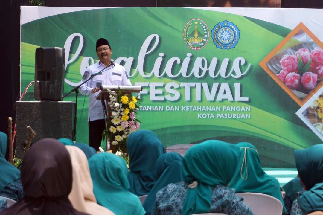 Walikota Pasuruan H. Saifullah Yusuf (Gus Ipul) mengatakan pangan menjadi hal yang penting bagi tubuh kita.  (Foto: Pemkot Pasuruan)