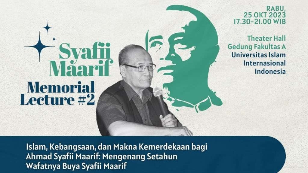 Syafii Maarif Memorial Lecture di Theater Hall UIII. (Foto: Instagram @uiiiofficial)