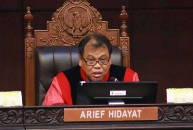 Hakim Arief Hidayat ada prahara internal di Mahkamah Konstitusi atau MK. (Foto: Istimewa)