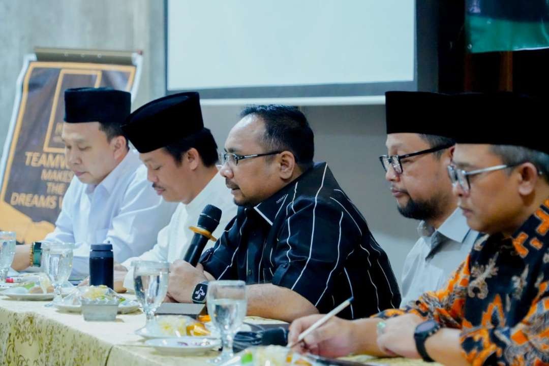 Menteri Agama RI Yaqut Cholil Qoumas meminta program Gerakan Keluarga Maslahat Nahdlatul Ulama (GKMNU) sudah mulai diimplementasikan ke masyarakat. (Foto: Dok Kemenag)