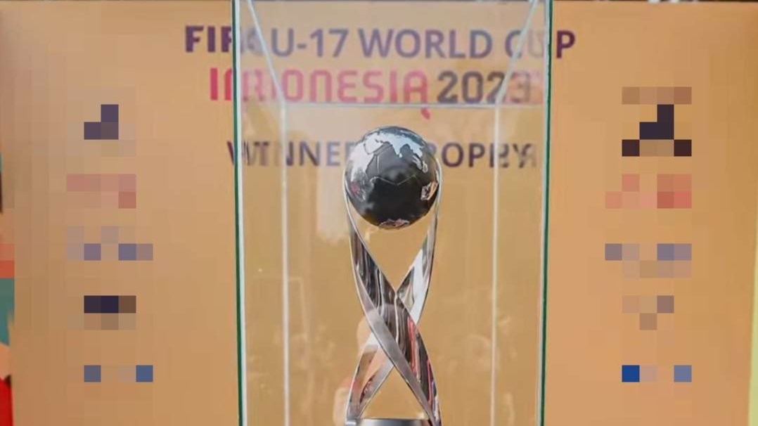 Trophy Experience Piala Dunia U-17 tiba di Kota Surabaya, Minggu 29 Oktober 2023. (Foto: Istimewa)