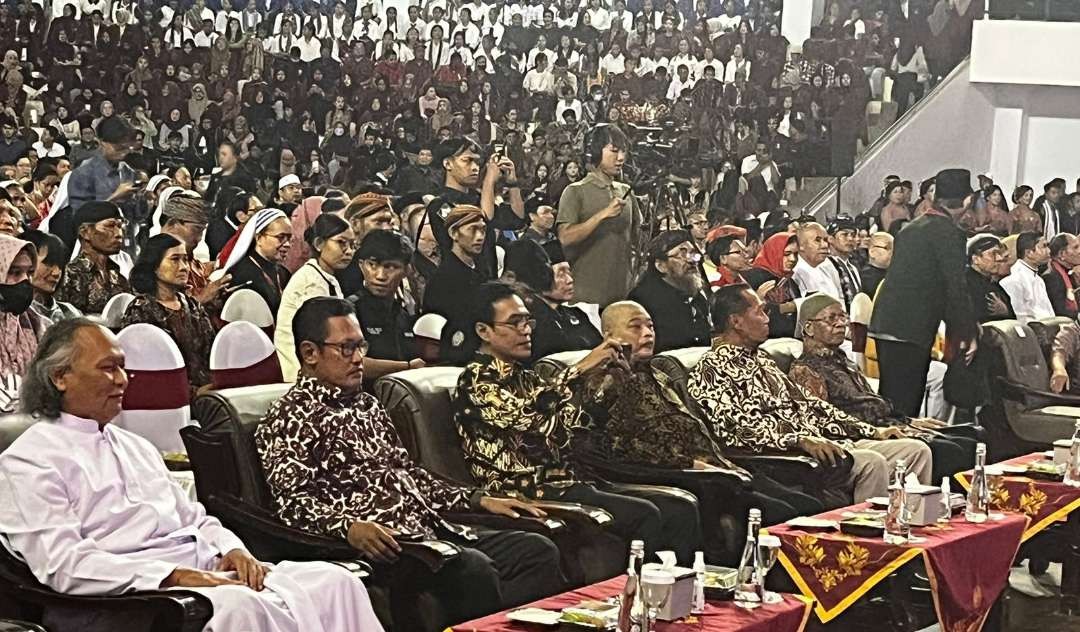 Geragah Taruna Nusantara dalam rangka perayaan 15 tahun Sumpah Pemuda yang jatuh pada tanggal 28 Oktober 2023 lalu, di Dome UMM, Batu, Malang, hari Selasa (31 Oktober 2023). (Foto: bpip)