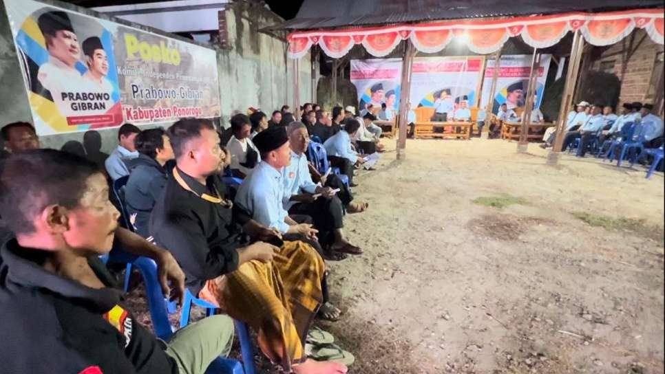 Ratusan warga Ponorogo bergabung dalam Relawan KIP Prabowo, untuk memenangkan pasangan Prabowo-Gibran di Pilpres 2024. (Foto: Istimewa)