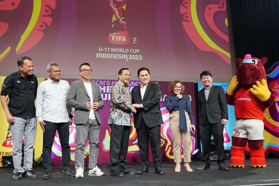 Ketua Umum PSSI Eric Thohir pastikan seluruh pertandingan Piala Dunia U-17 disiarkan langsung. (Foto: PSSI)