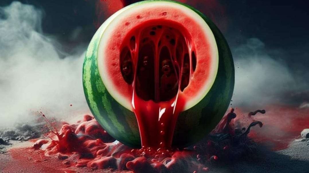 Semangka menjadi simbol teririsnya nilai kemanusiaan dan korbannya adalah Bangsa Palestina. (Ilustrasi)