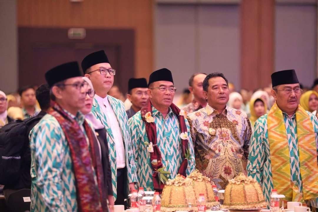 Menko PMK Muhadjir Effendy dalam Silaturahmi Kerja Nasional (Silaknas) Ikatan Cendekiawan Muslim Indonesia (ICMI) Tahun 2023, di Hotel Four Points Sheraton, Makassar, Sulawesi Selatan, Sabtu 4 November 2023. (Foto: Istimewa)