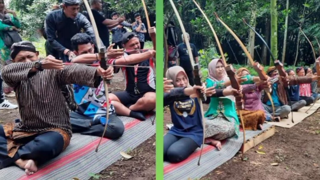 Jemparingan merupakan olahraga panahan yang telah ada sejak zaman Kerajaan Mataram. (Foto: Instagram @visitjawatengah)