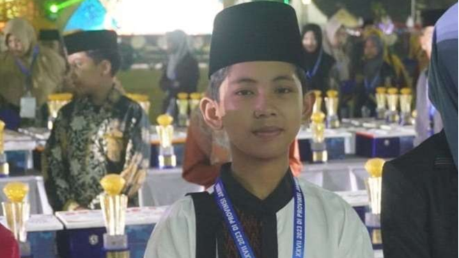 Iskandar Dzulqarnain, siswa asal Jember peraih juara 1 STQH Nasional 2023 di Jambi (Foto: Istimewa)