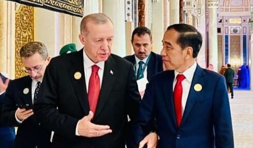 Presiden Joko Widodo  waktu melakukan pertemuan bilateral dengan Presiden Turki, Recep Tayyip Erdogan,  (Foto: Setpres)