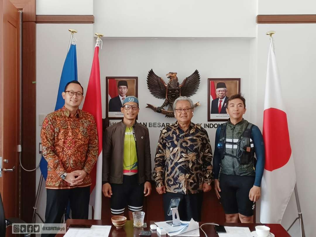 Duta Besar Republik Indonesia (Dubes RI) untuk Jepang, Heri Akhmadi mengapresiasi WNI peserta Japanese Odyssey 2023. (Foto: KBRI Tokyo)