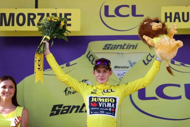 Jonas Vingegaard memenangkan Tour de France 2023. (Foto: Ist)