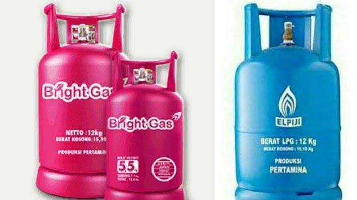 Cek harga baru Bright Gas 5,5 kg dan LPG 12 kg. (Foto: Pertamina)