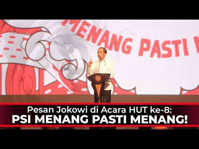 Pesan Jokowi di ulang tahun PSI jadi cuplikan iklan partai yang dipimpin anak bungsunya, Kaesang Pangarep. (Foto: YouTube)