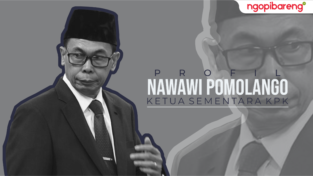 Ketua sementara Komisi Pemberantasan Korupsi (KPK), Nawawi Pomolango, resmi dilantik Presiden Jokowi, Senin 27 November 2023. (Ilustrasi: Chandra Tri Antomo/Ngopibareng.id)