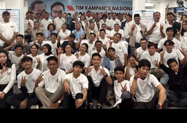 Aktivis 98 bersama Laskar Tri Sakti 08 mendeklarasikan dukung Prabowo - Gibran (Foto; istimewa)