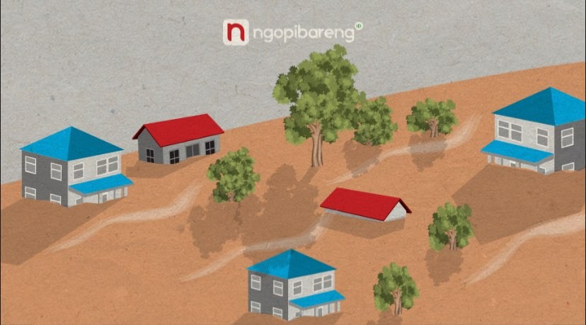 Kota Malang diserang 29 titik banjir pada November 2023 (Ilustrasi: Ngopibareng.id)