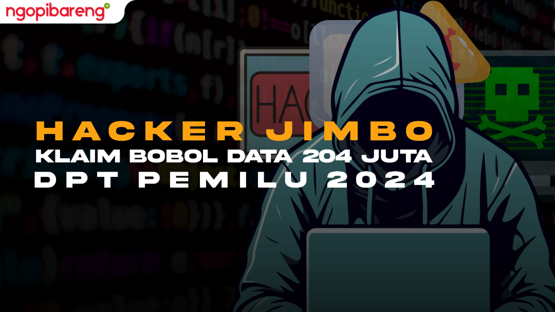 Hacker Jimbo klaim retas data DPT milik Komisi Pemilihan Umum (KPU). (Ilustrasi: Chandra Tri Antomo/Ngopibareng.id)