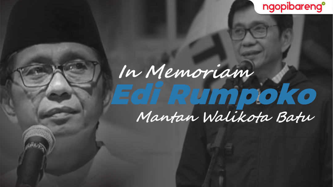 In memoriam Walikota Batu, Eddy Rumpoko, 8 Agustus 1960-30 November 2023. (Ilustrasi: Chandra Tri Antomo/Ngopibareng.id)