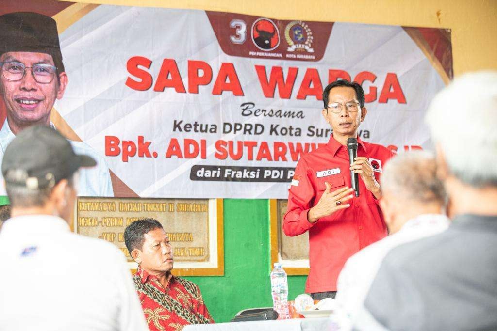 PDI Perjuangan Kota Surabaya terus bergerak ke akar rumput untuk mengenalkan salam 3 jari. (Foto: DPC PDIP Surabaya)