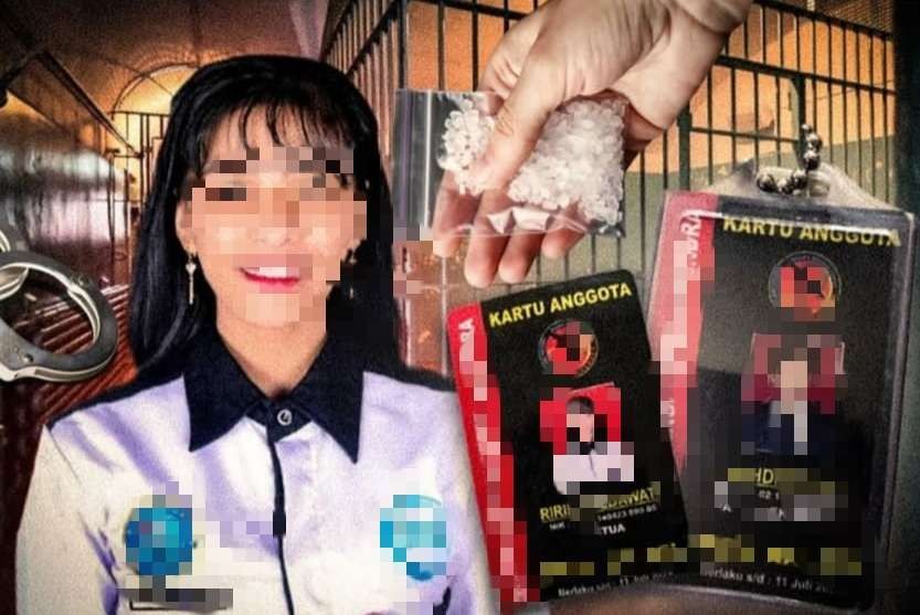 RH dan suaminya, M selaku Ketua dan Wakil Ketua LSM anti narkotika di Kalimantan Selatan diciduk konsumsi sabu-sabu bareng di rumah. (Foto: Istimewa)