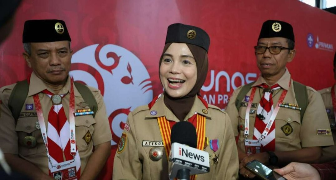 Siti Atikoh Supriyanti tak mau jemawa dengan predikat tergiat yang didapatkan Kwartir Daerah Jawa Tengah dalam Munas XI Gerakan Pramuka 2023 di Aceh. (Foto: Istimewa)