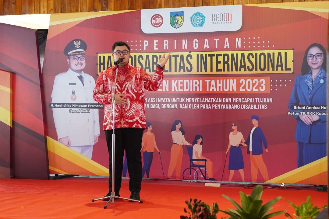 Bupati Hanindhito Himawan Pramana berkomitmen mewujudkan pembangunan di Kabupaten Kediri yang inklusi (istimewa)