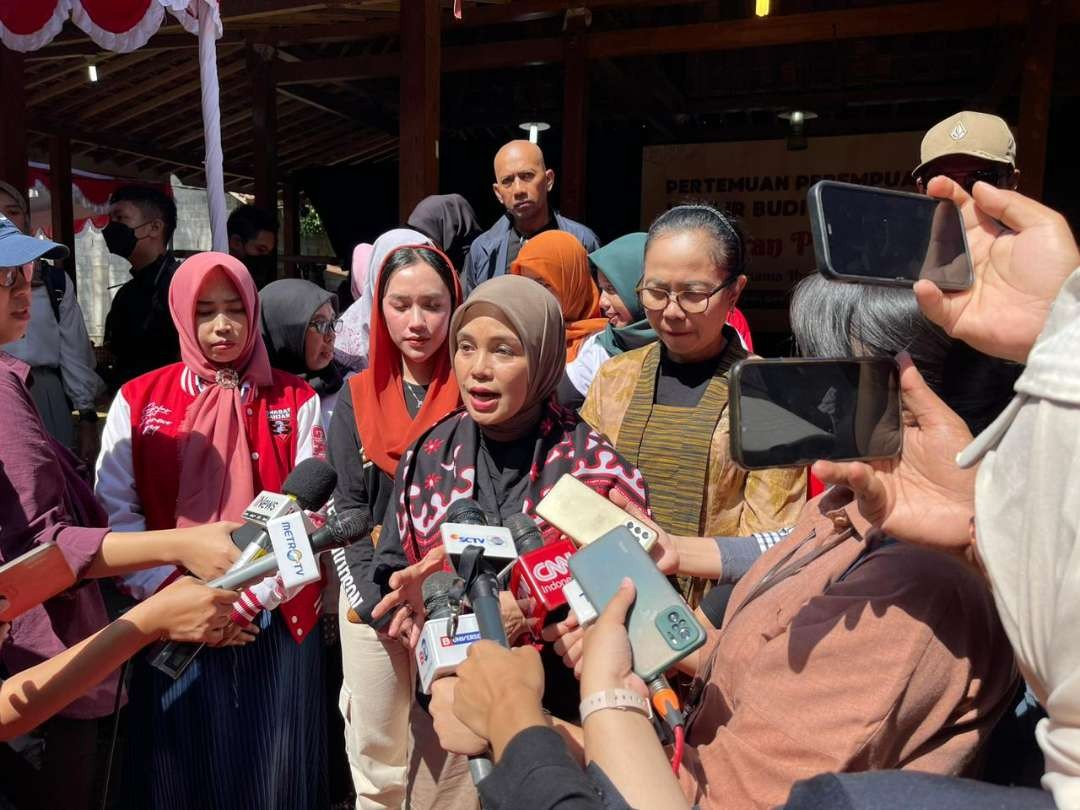 Siti Atikoh Supriyanti, istri capres 2024 Ganjar Pranowo melanjutkan safari politiknya ke Daerah Istimewa Yogyakarta, Rabu 6 Desember 2023. (Foto: Tim Media Ganjar)