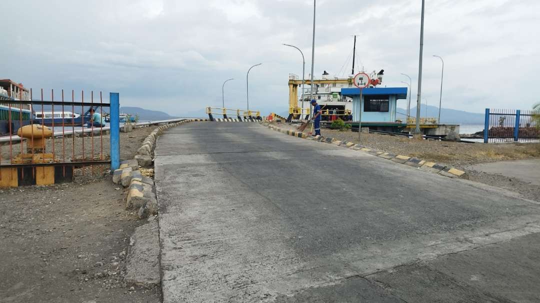 Dermaga MB IV Pelabuhan Ketapang tidak akan difungsikan untuk dermaga lintas Ketapang-Lembar, mulai 15 Desember 2023. (Foto: Muh Hujaini/Ngopibareng.id)