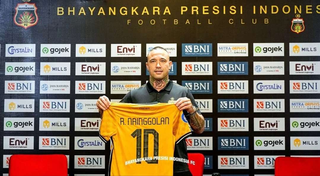Radja Nainggolan absen di laga Bhayangkara FC, Jumat 8 Desember 2023. (Foto: Instagram @bhayangkarafc)