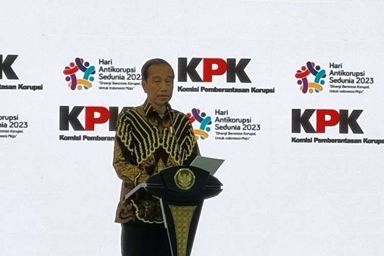 Presiden Joko Widodo (Jokowi) menyoroti begitu banyaknya pejabat di Indonesia yang ditangkap dan dipenjara karena tindak pidana korupsi. (Foto: Tangkapan Layar Youtube Setpres)