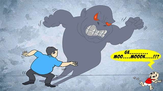 Ilustrasi tulisan; Debat Pembuka Tabir Pemilu ala Film Cartoon. (Ilustrasi Muid/GBN.top)